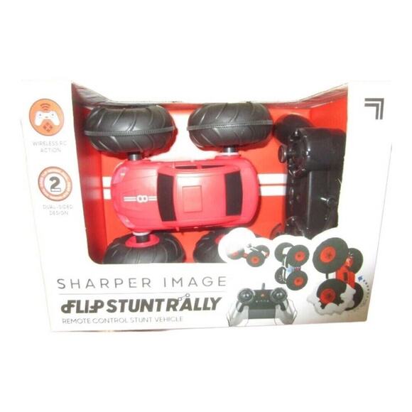 ✅ Sharper Image Remote Control RC Cars Flip Stunt Rally Car Toy for Kids, - Picture 3 of 11